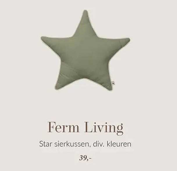 Ferm Living Star sierkussen, div. kleuren