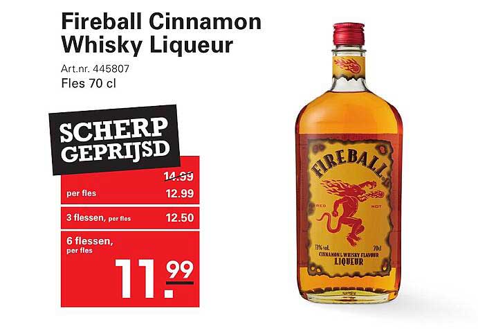 Fireball Cinnamon Whisky Liqueur
