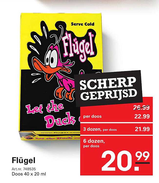 Flügel Doos 40 x 20 ml