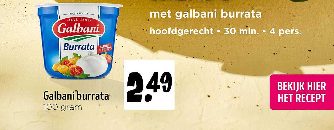 Galbani burrata 100 gram
