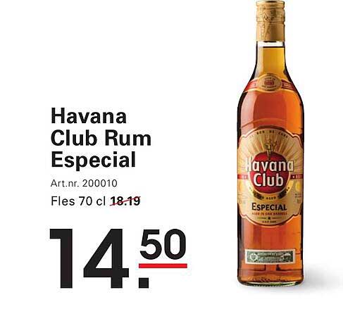 Havana Club Rum Especial