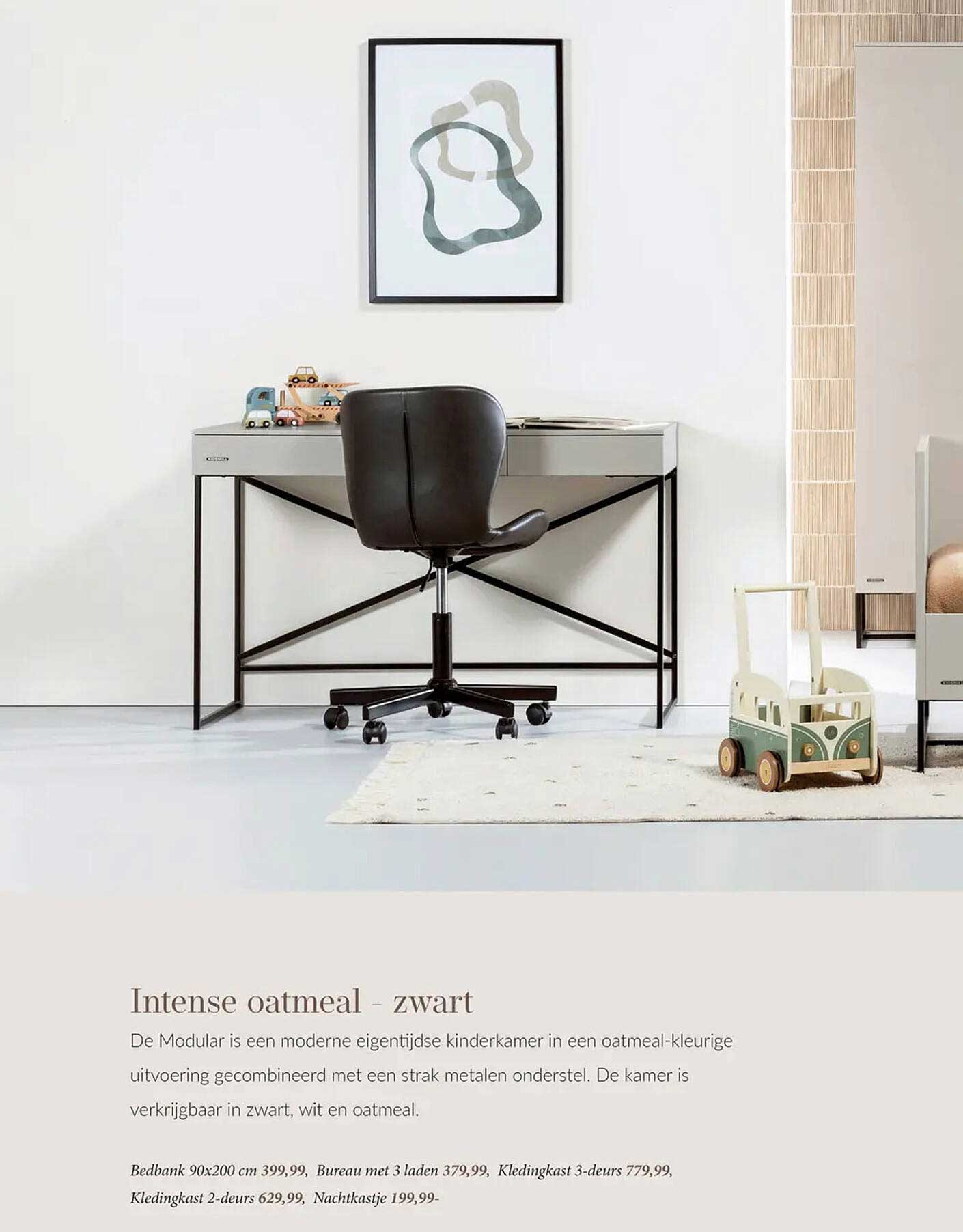 Intense oatmeal - zwart