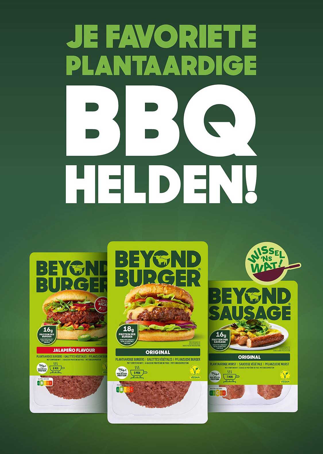 Je favoriete plantaardige BBQ helden!