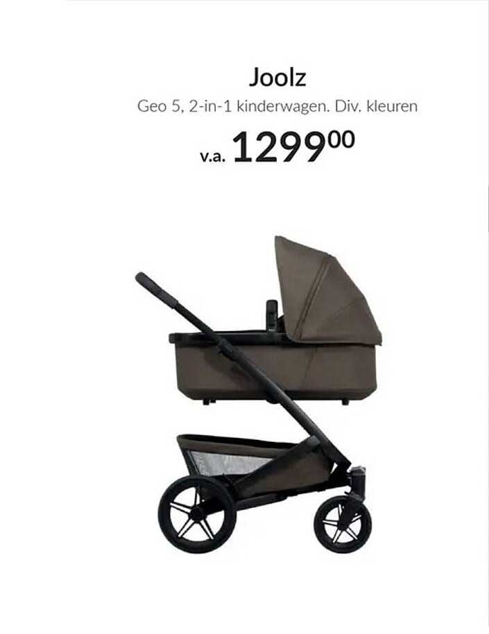 Joolz Geo 5, 2-in-1 kinderwagen. Div. kleuren