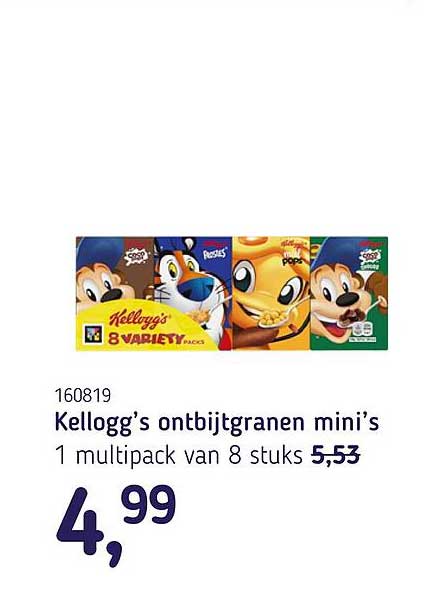 Kellogg's ontbijtgranen mini's
