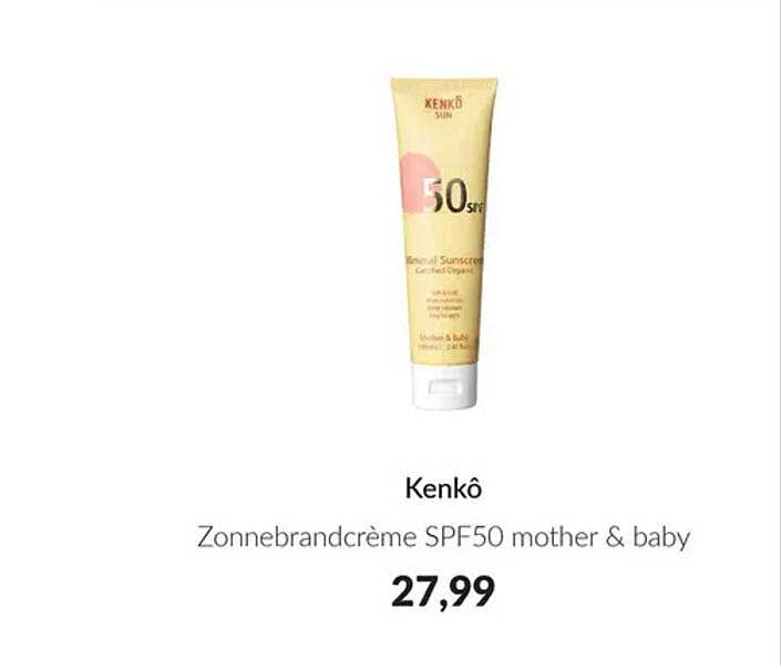 Kenkô Zonnebrandcrème SPF50 mother & baby
