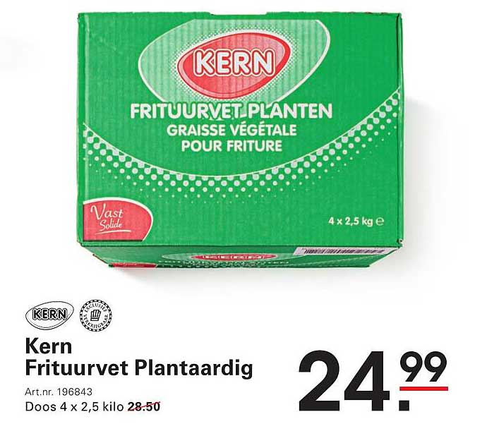 Kern Frituurvet Plantaardig