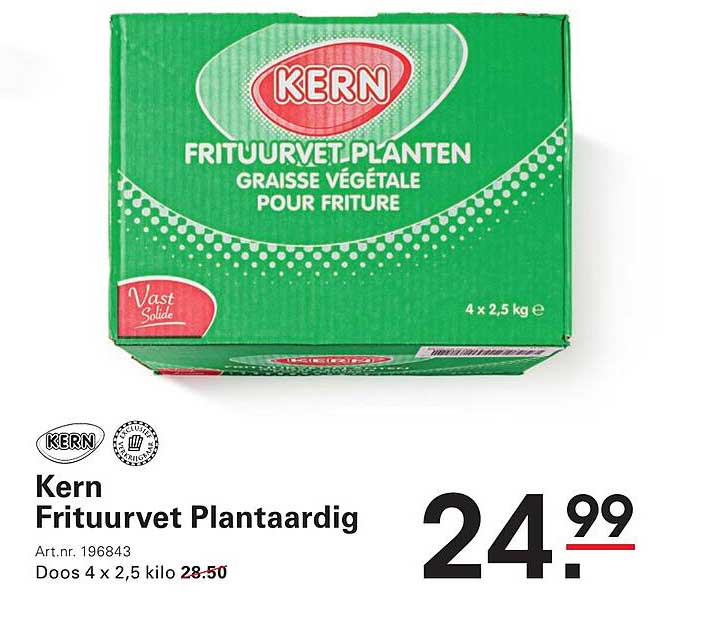 Kern Frituurvet Plantaardig
