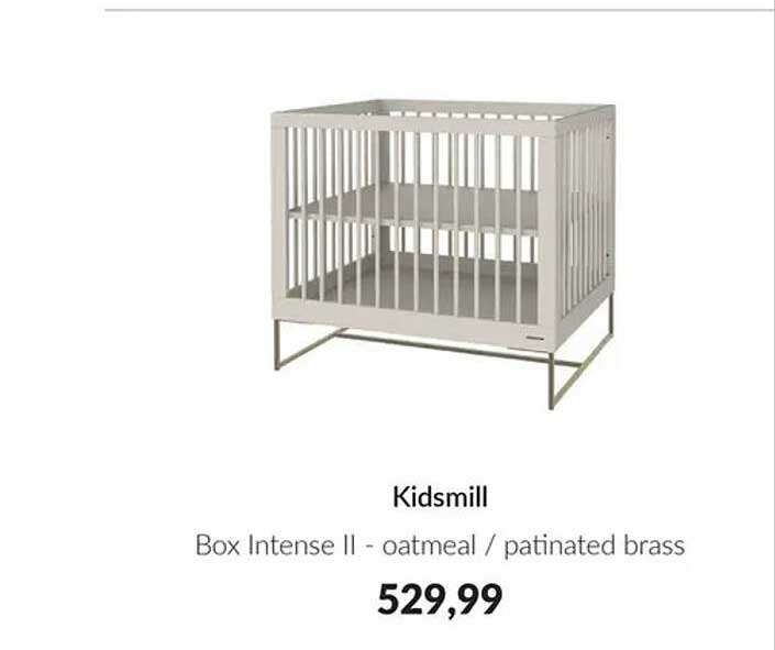 Kidsmill Box Intense II - oatmeal / patinated brass