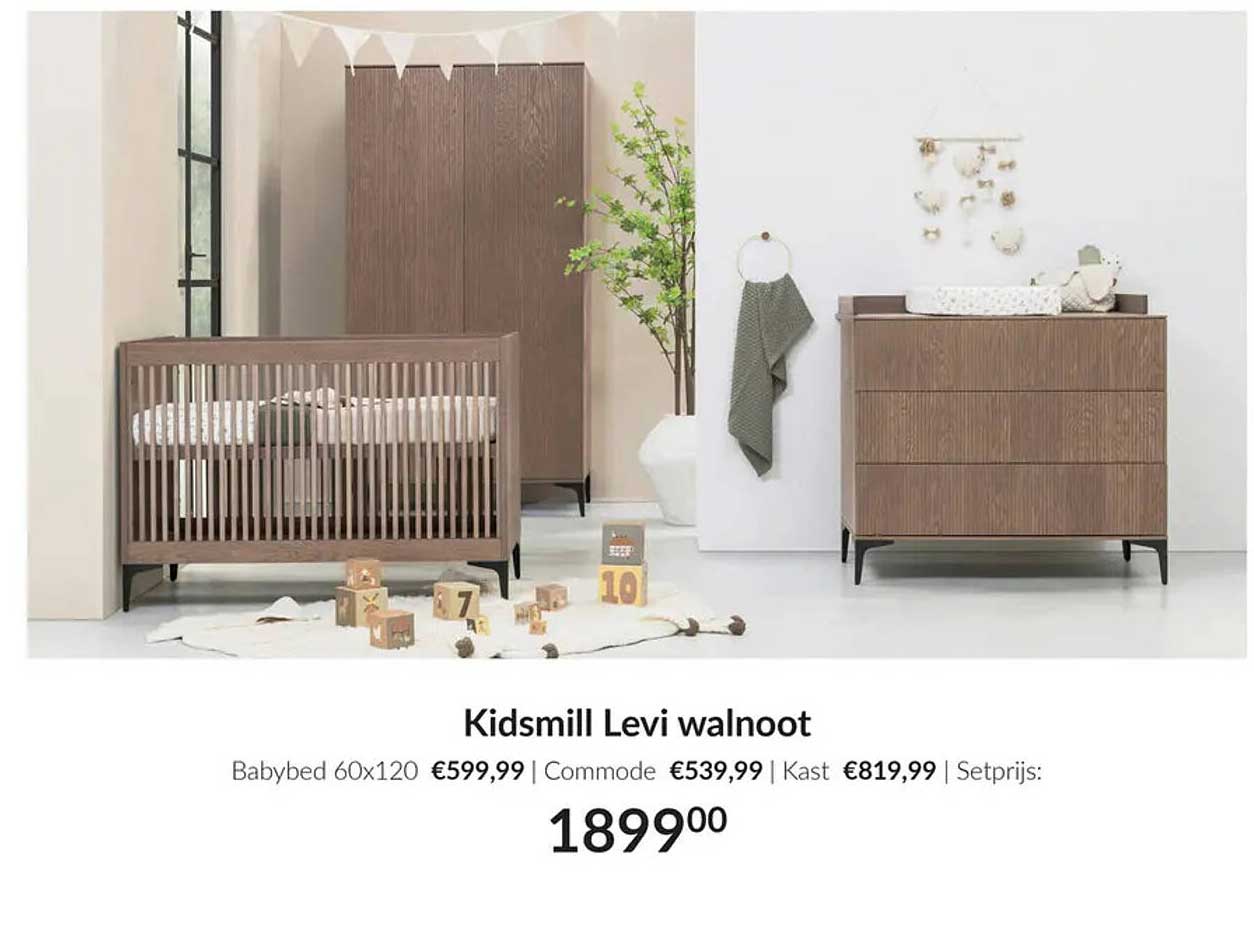 Kidsmill Levi walnoot