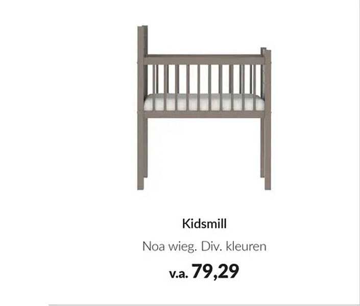 Kidsmill Noa wieg. Div. kleuren