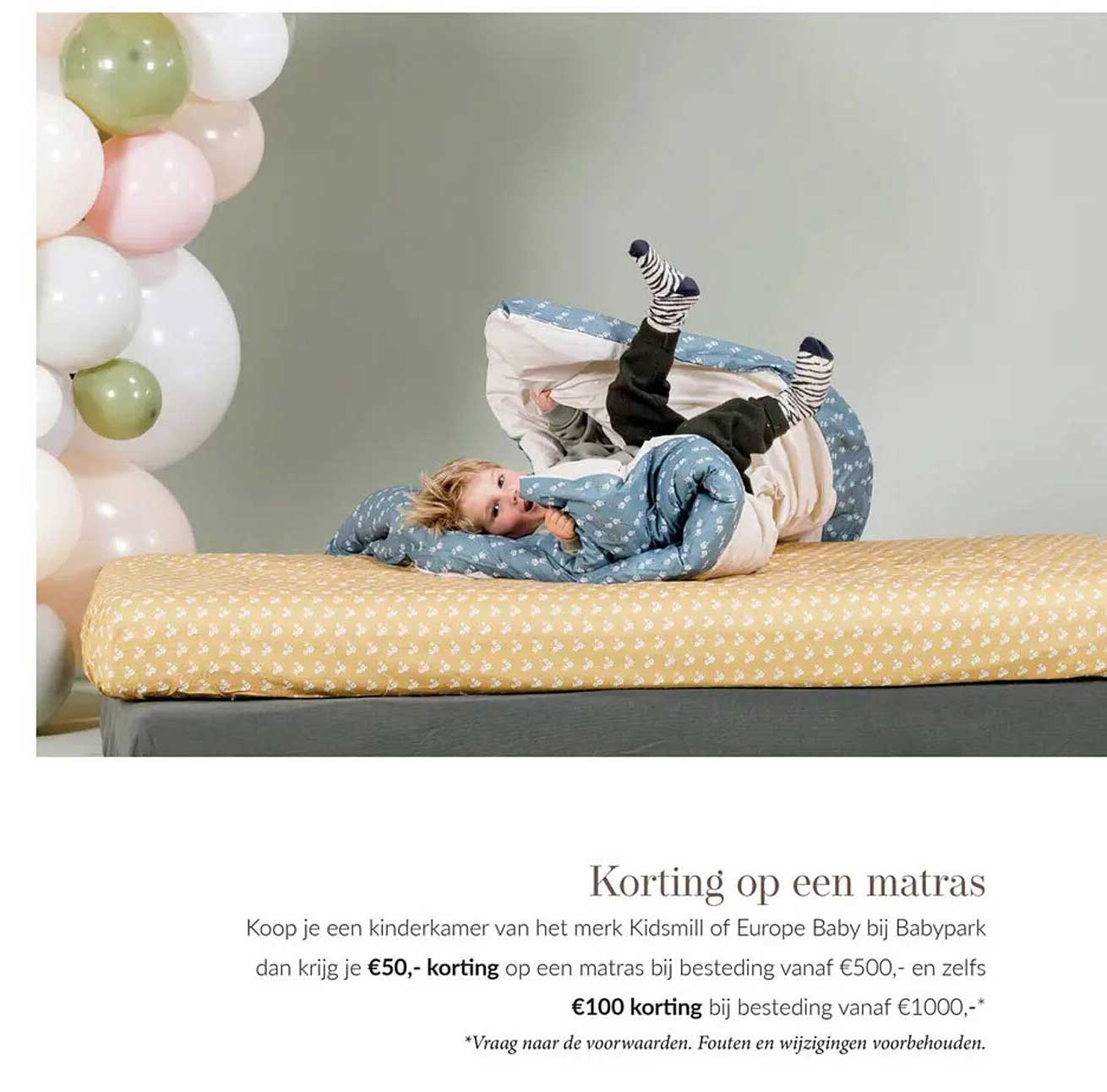 Korting op een matras