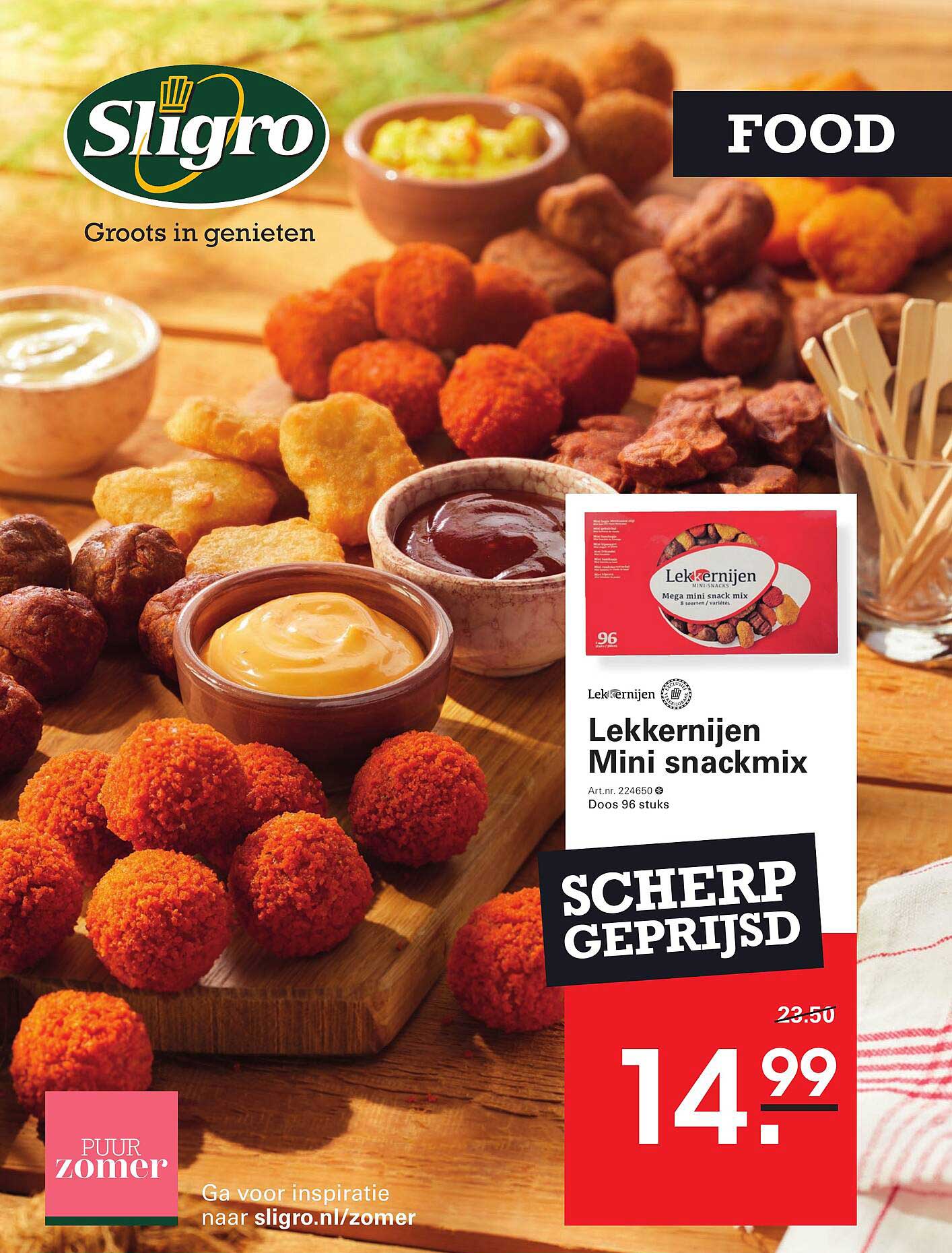 Lekkernijen Mini snackmix SCHERP GEPRIJSD