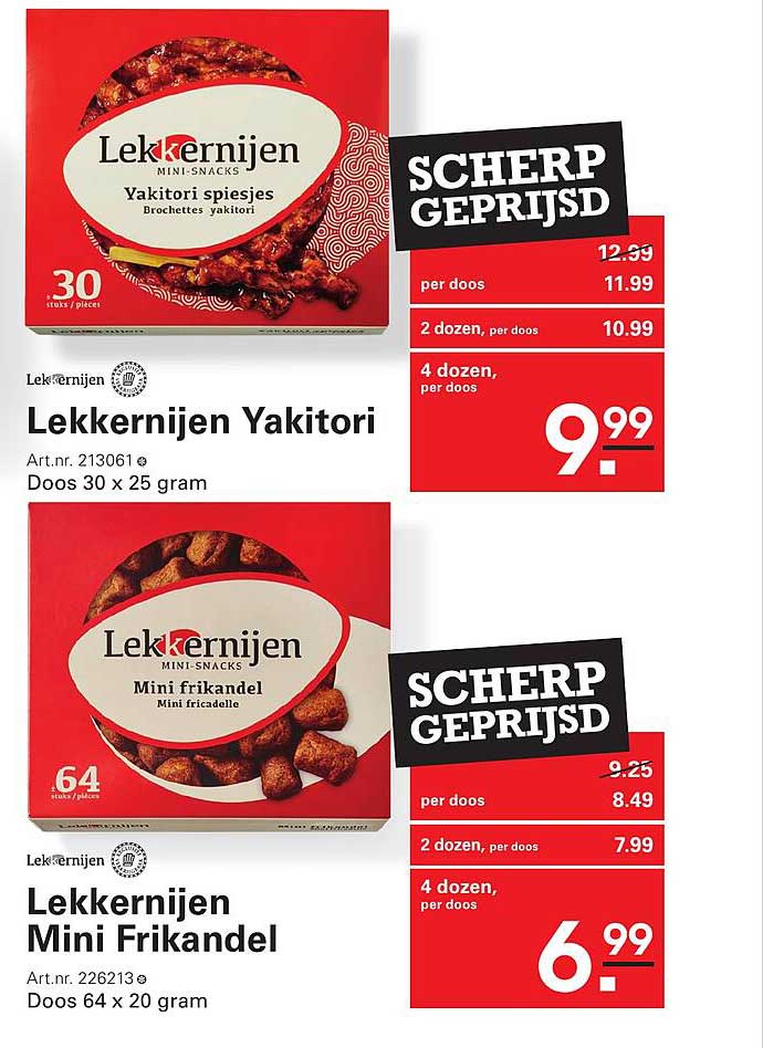 Lekkernijen Yakitori Scherp geprijsd