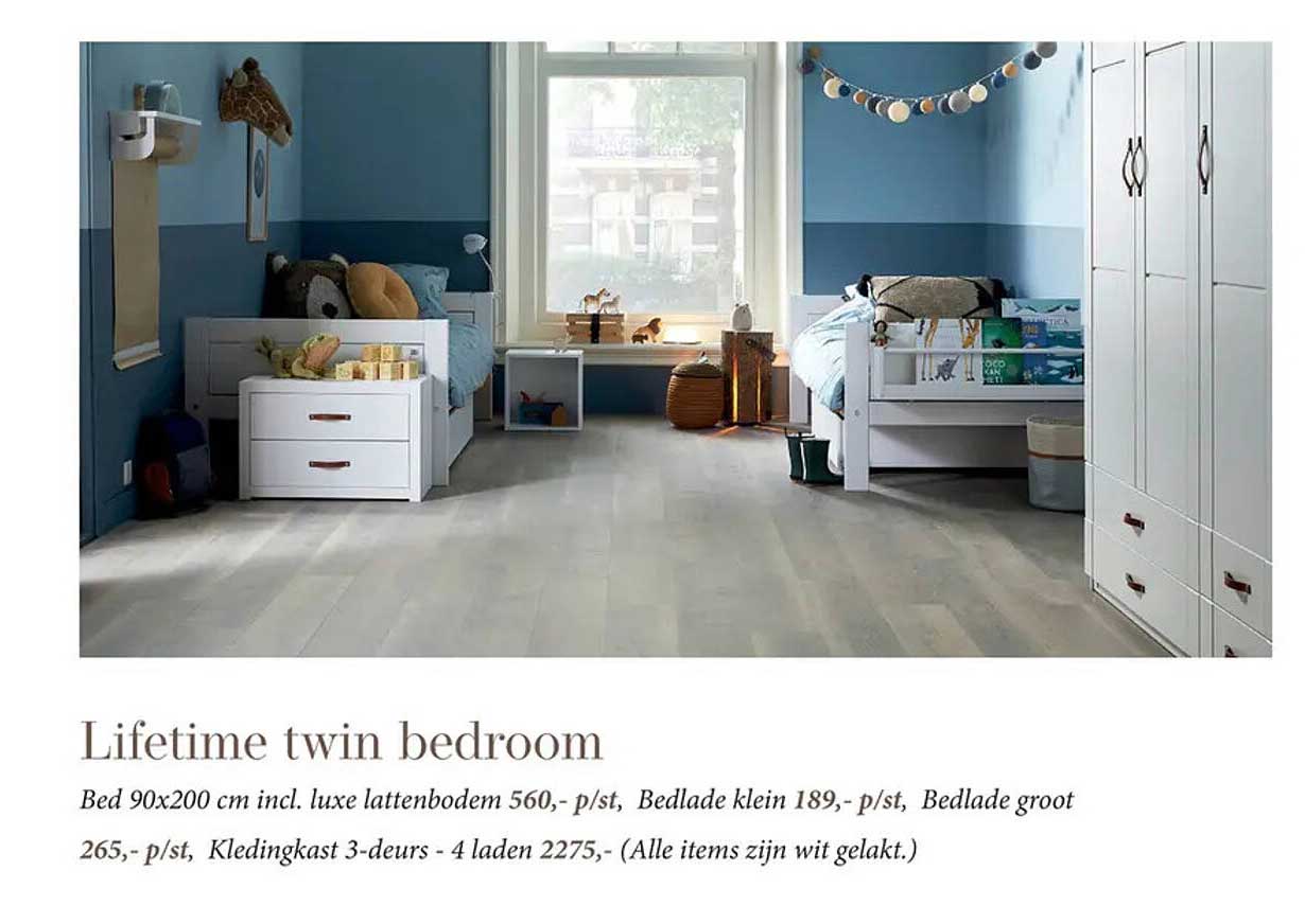 Lifetime twin bedroom