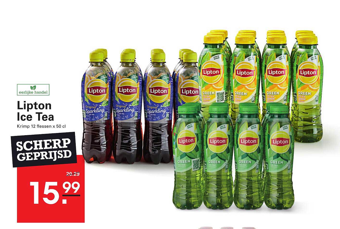 Lipton Ice Tea Krimp 12 flessen x 50 cl