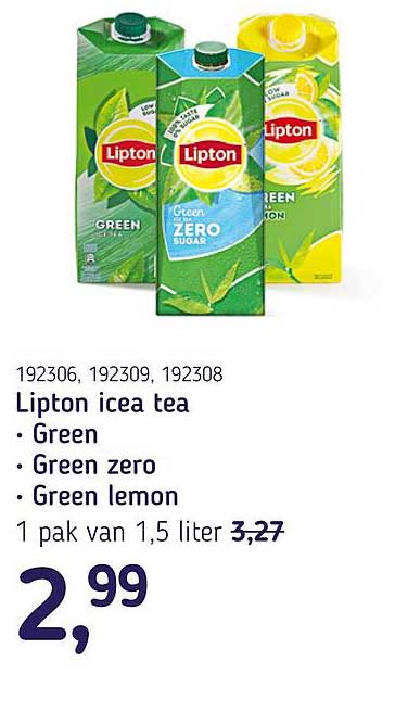 Lipton icea tea • Green • Green zero • Green lemon