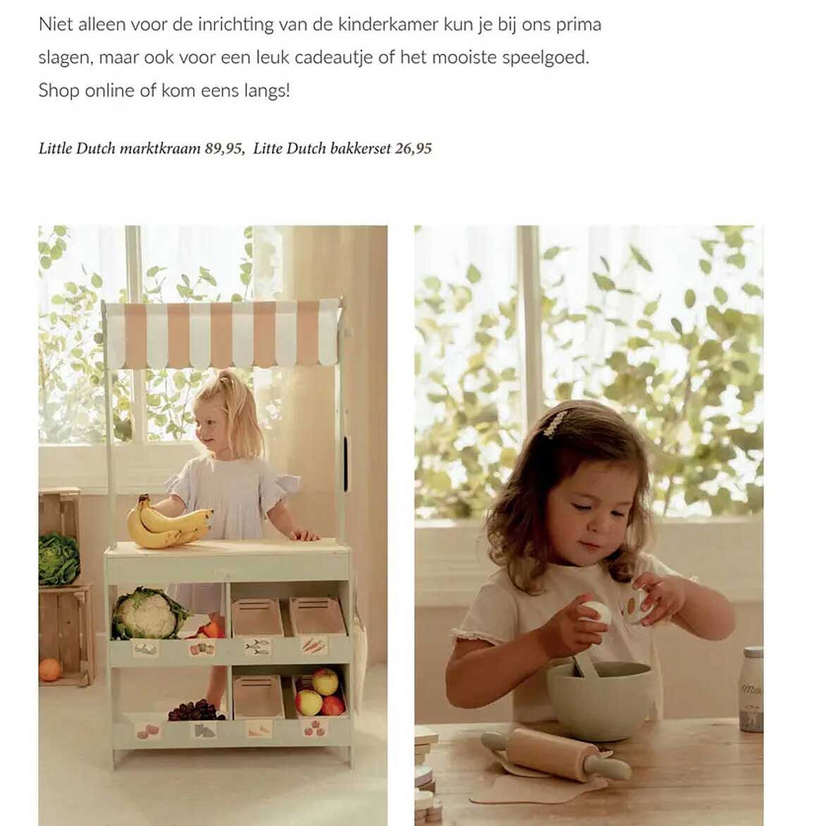 Little Dutch marktkraam