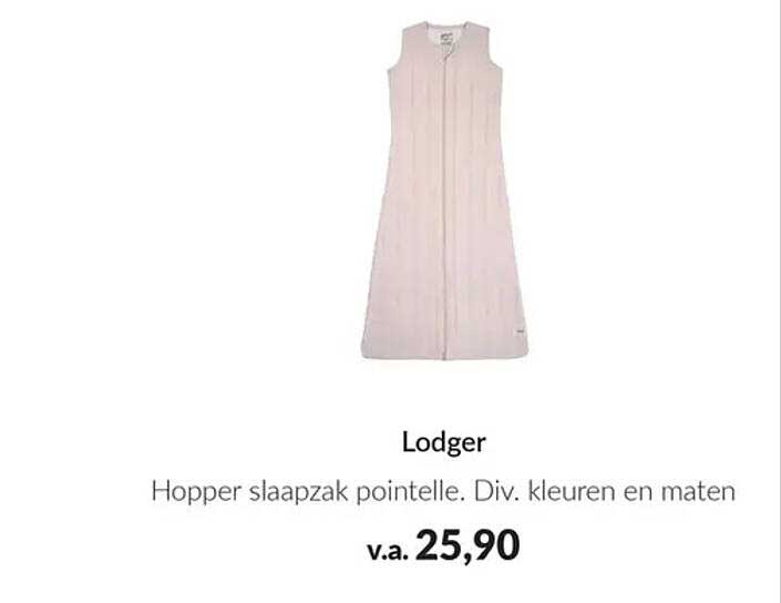 Lodger Hopper slaapzak pointelle. Div. kleuren en maten