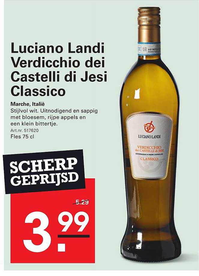 Luciano Landi Verdicchio dei Castelli di Jesi Classico