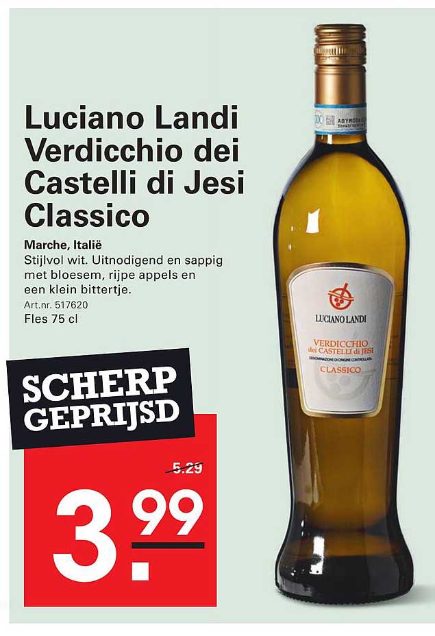 Luciano Landi Verdicchio dei Castelli di Jesi Classico