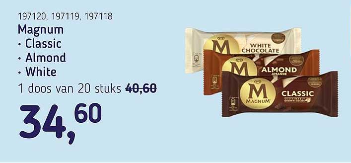 Magnum Classic • Almond • White