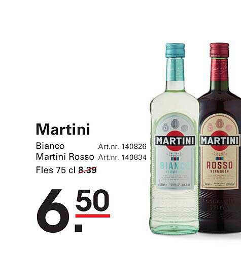 Martini Bianco Martini Rosso