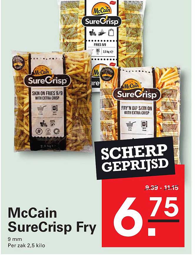 McCain SureCrisp Fry 9 mm