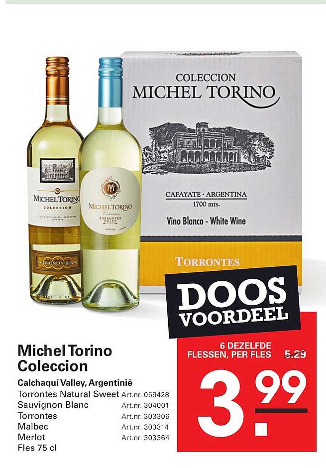 Michel Torino Coleccion DOOS VOORDEEL