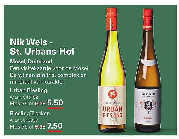 Nik Weis - St. Urbans-Hof