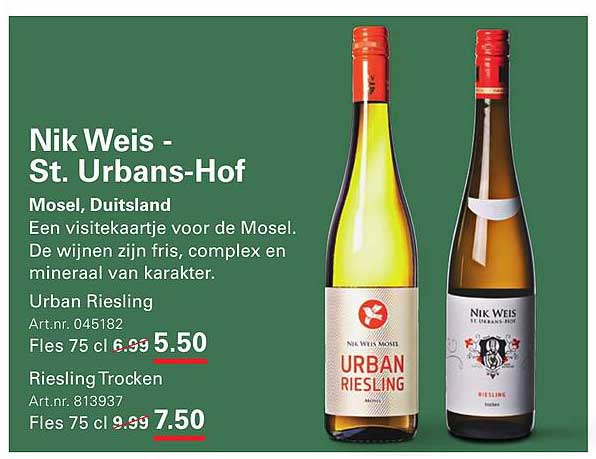 Nik Weis - St. Urbans-Hof