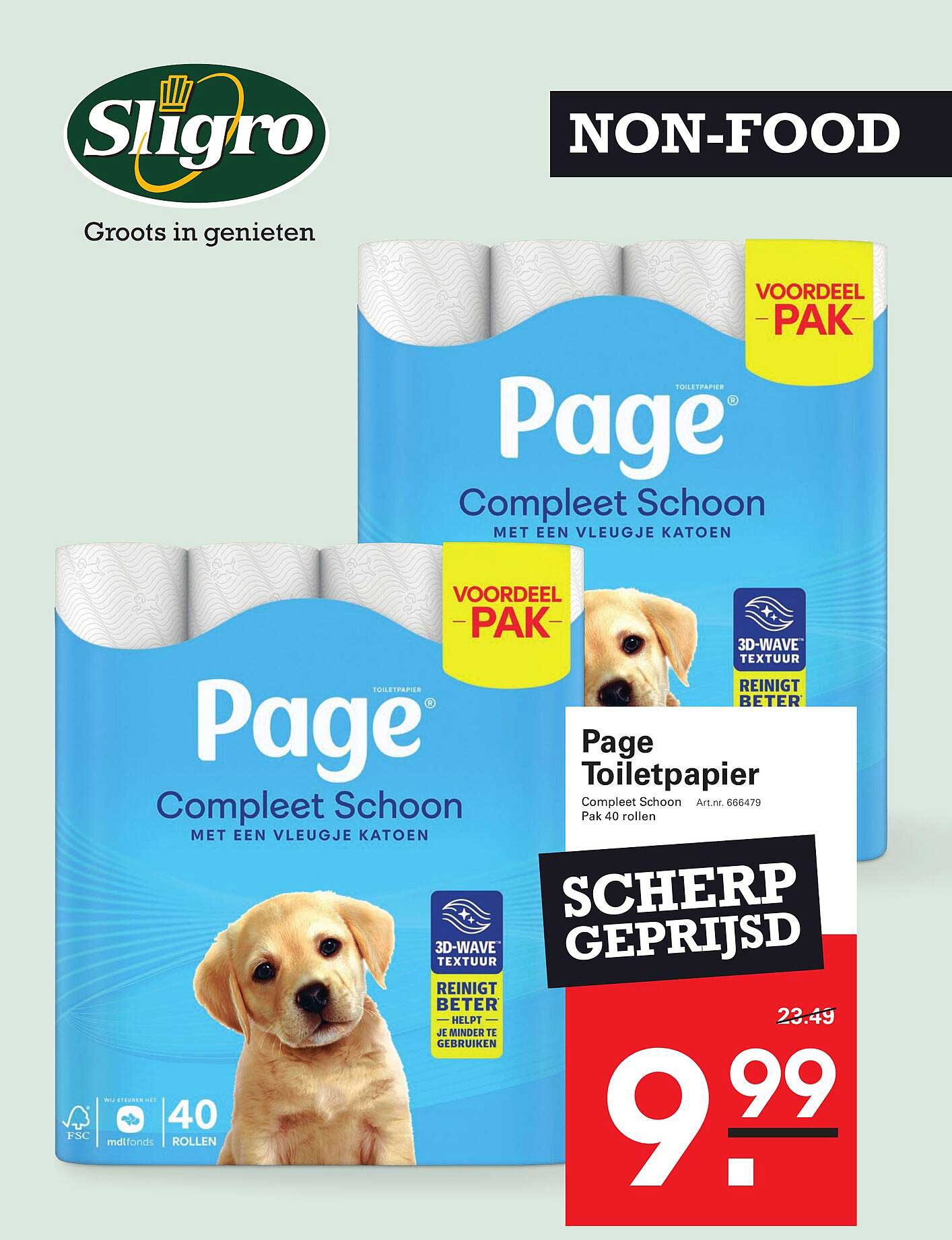 Page Toiletpapier Compleet Schoon Pak 40 rollen SCHERP GEPRIJSD