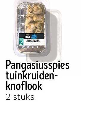 Pangasiusspies tuinkruiden-knoflook 2 stuks
