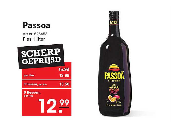 Passoa SCHERP GEPRIJSD