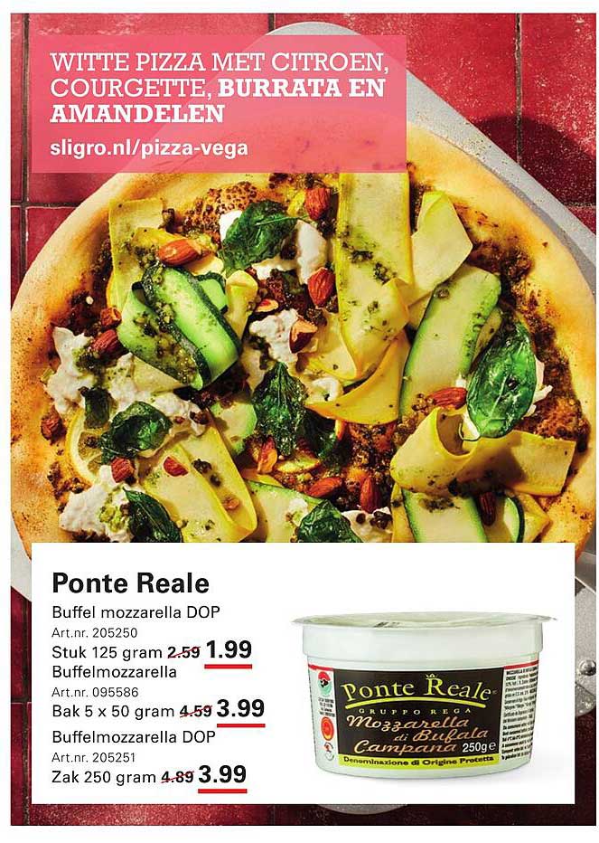 Ponte Reale Buffel mozzarella DOP