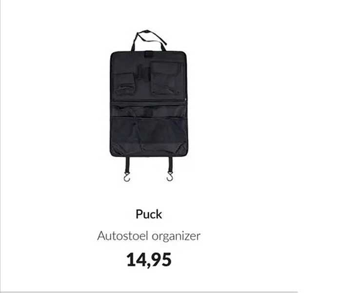 Puck Autostoel organizer