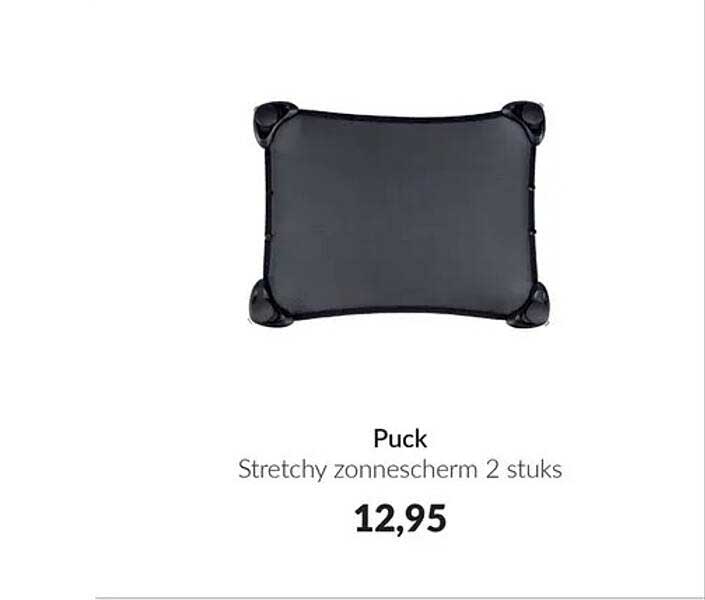 Puck Stretchy zonnescherm 2 stuks