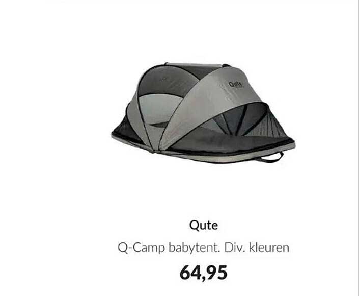 Qute Q-Camp babytent. Div. kleuren