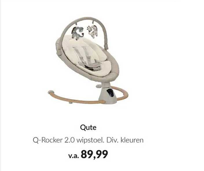 Qute Q-Rocker 2.0 wipstoel. Div. kleuren