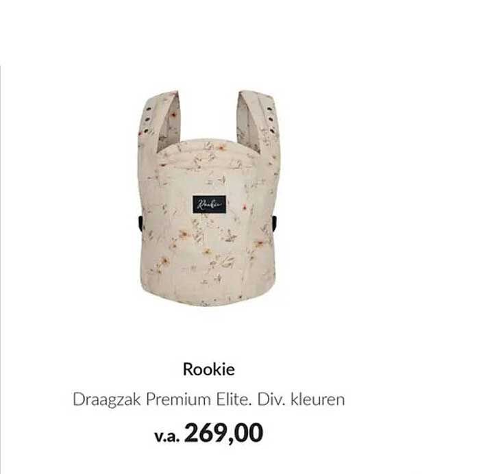 Rookie Draagzak Premium Elite. Div. kleuren