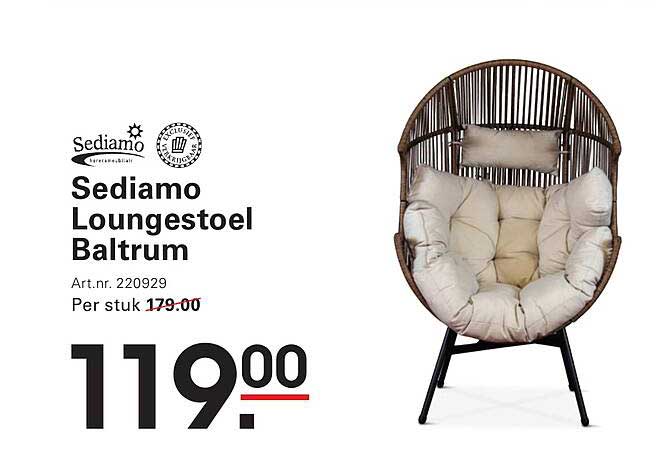 Sediamo Loungestoel Baltrum
