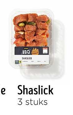 Shaslick 3 stuks