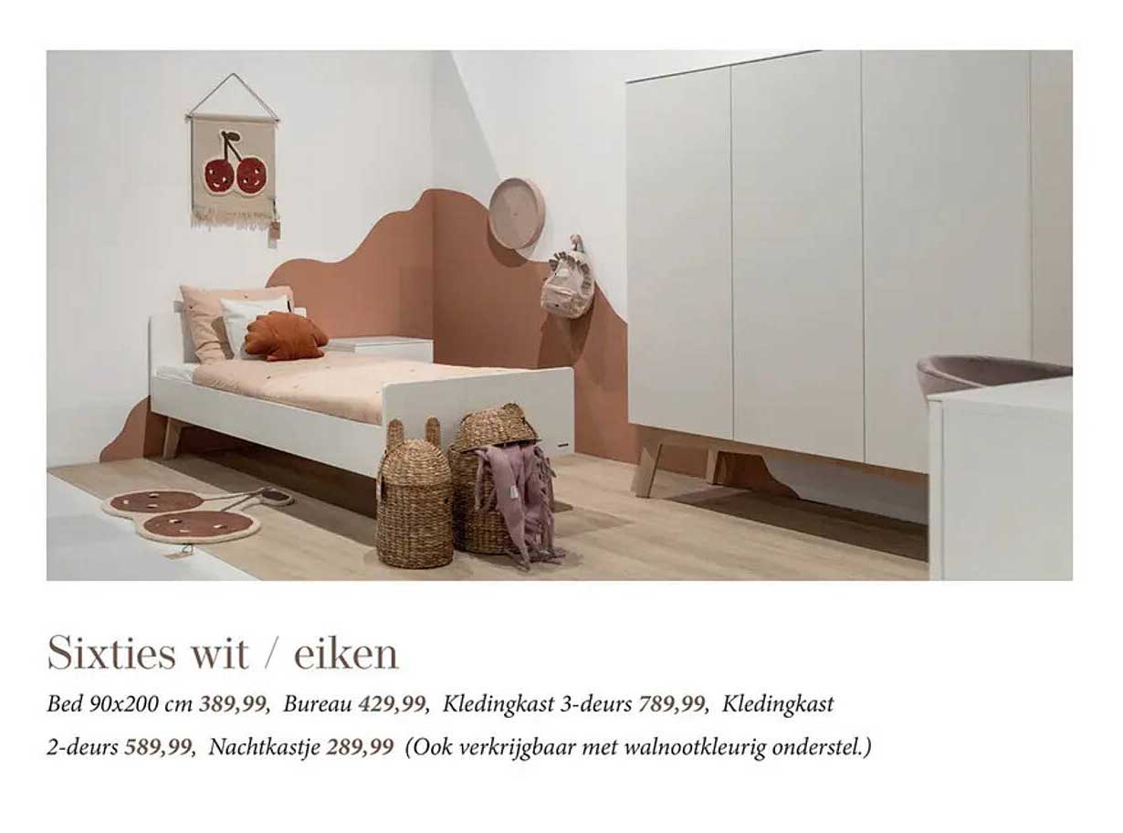 Sixties wit / eiken