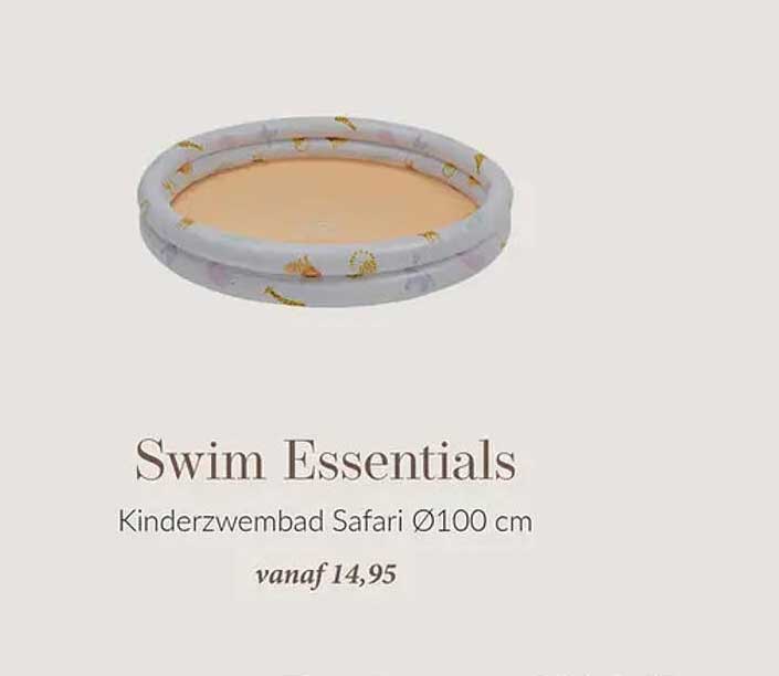 Swim Essentials Kinderzwembad Safari Ø100 cm