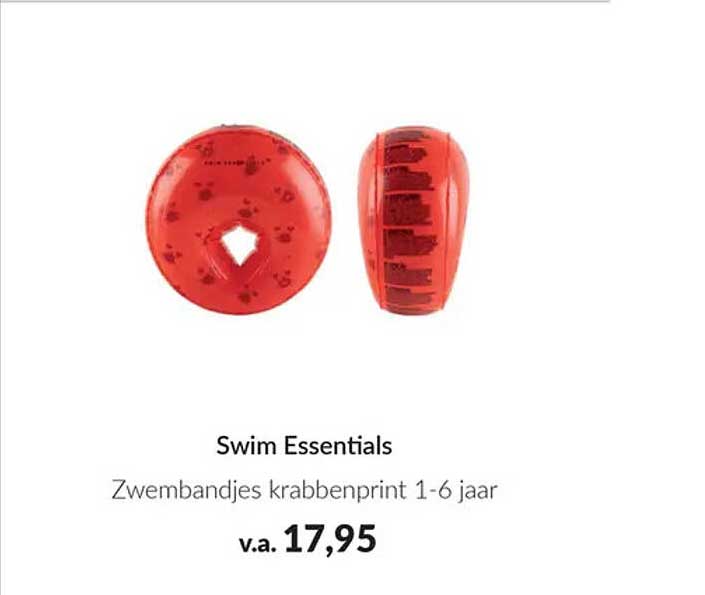 Swim Essentials Zwembandjes krabbenprint 1-6 jaar