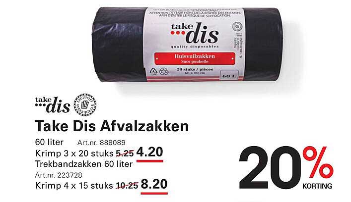 Take Dis Afvalzakken