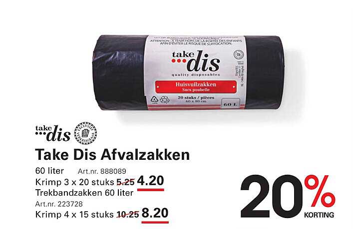 Take Dis Afvalzakken