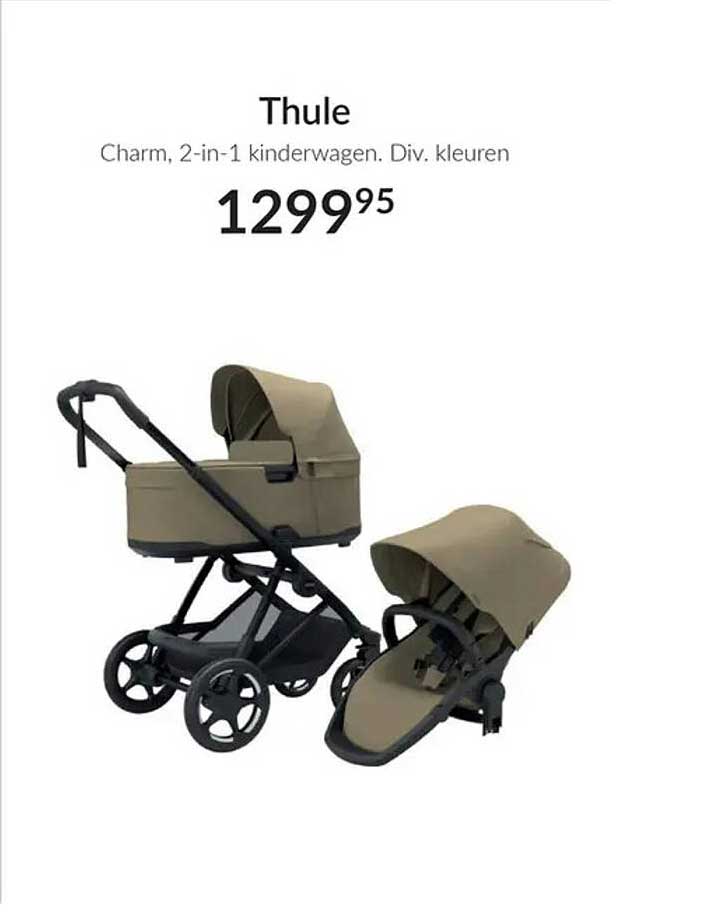 Thule Charm, 2-in-1 kinderwagen, Div. kleuren