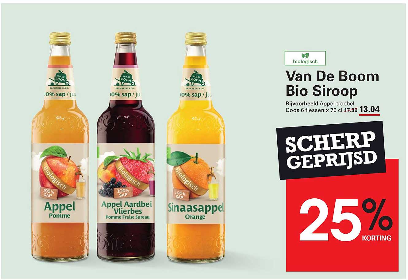 Van De Boom Bio Siroop