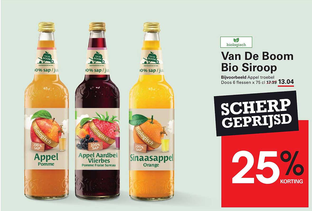 Van De Boom Bio Siroop
